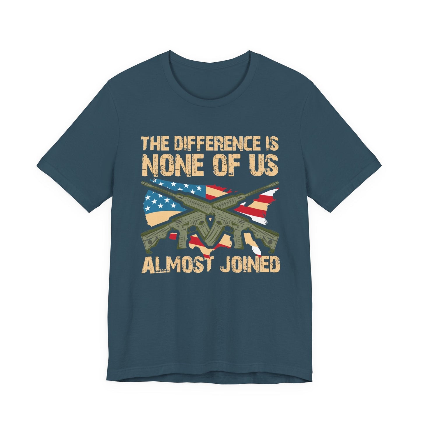 Army Veteran Patriotic Graphic Design Unisex Cotton T-Shirt v18