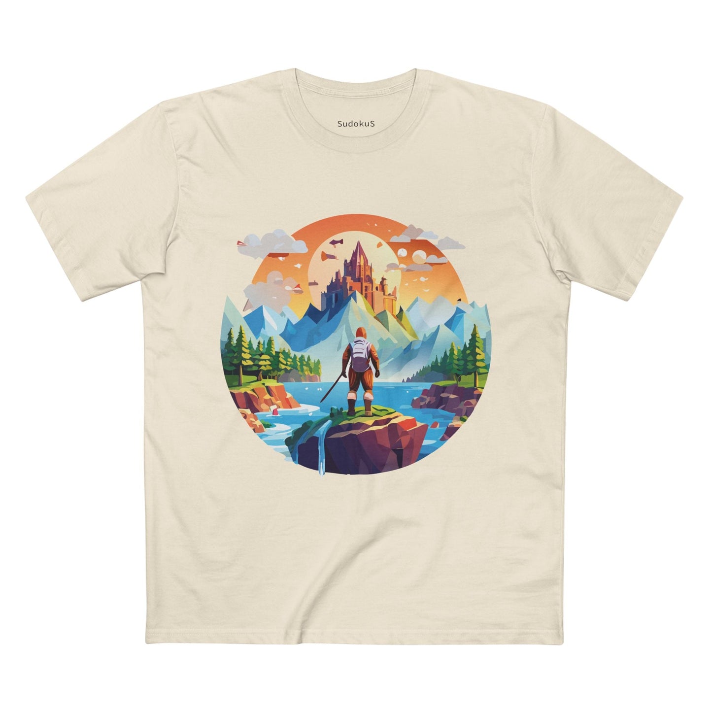 Adventures Graphic Unisex 100 Cotton Staple Tee 6