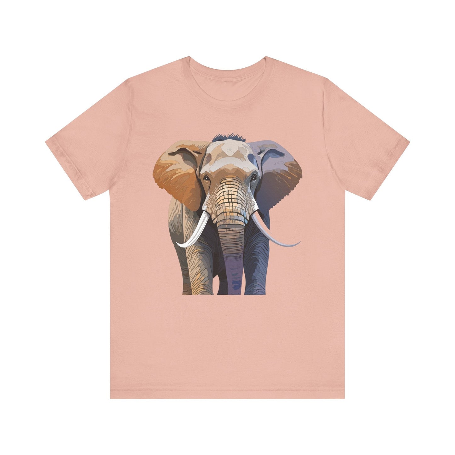 Unisex Animal Art Design Tee Shirt With Wildlife Animals Short Sleeve Everyday Comfort