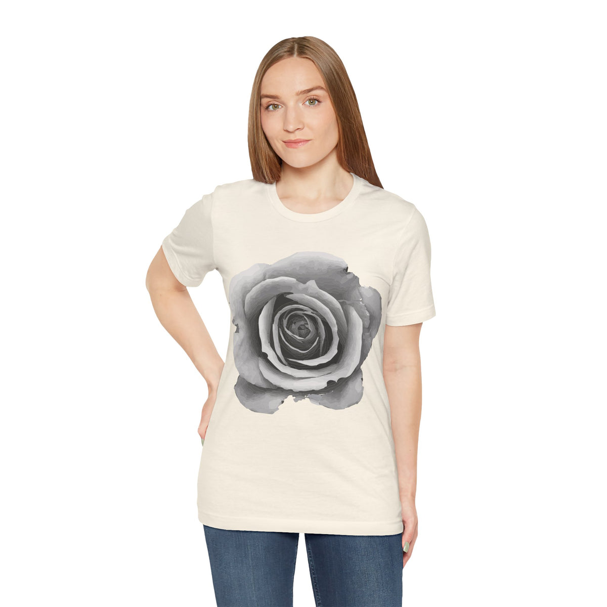 Floral Graphic Tee Shirt - Bella+Canvas Unisex 100 Cotton 56