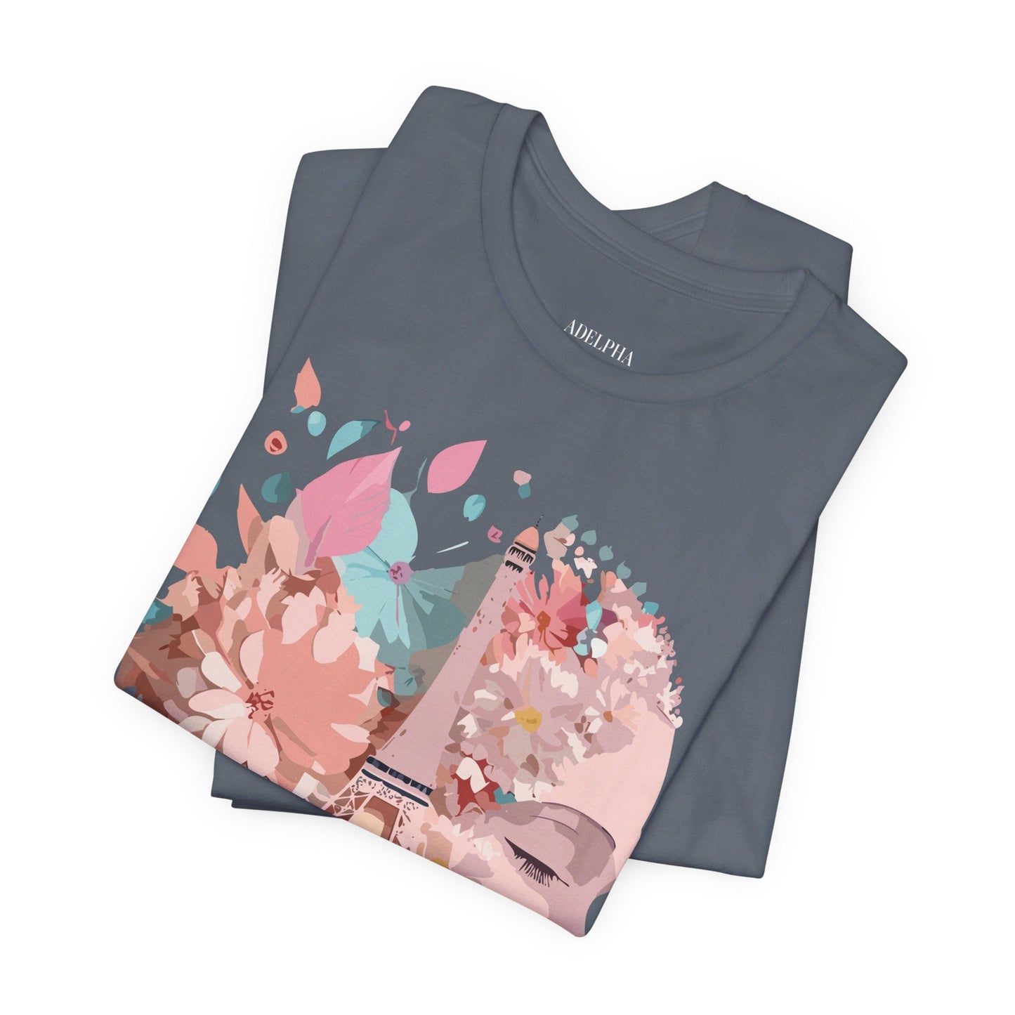 Tourist Shirt Paris Graphic Tee Unisex Jersey Short Sleeve Premium Vintage Inspired Adelpha Artwork