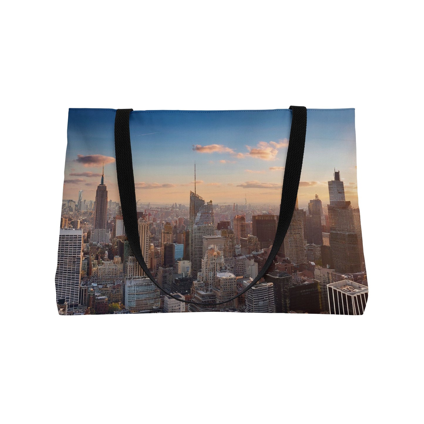 New York Print Bag High-Quality 100% Spun Poly 24x13 Canvas Art Bag C-10