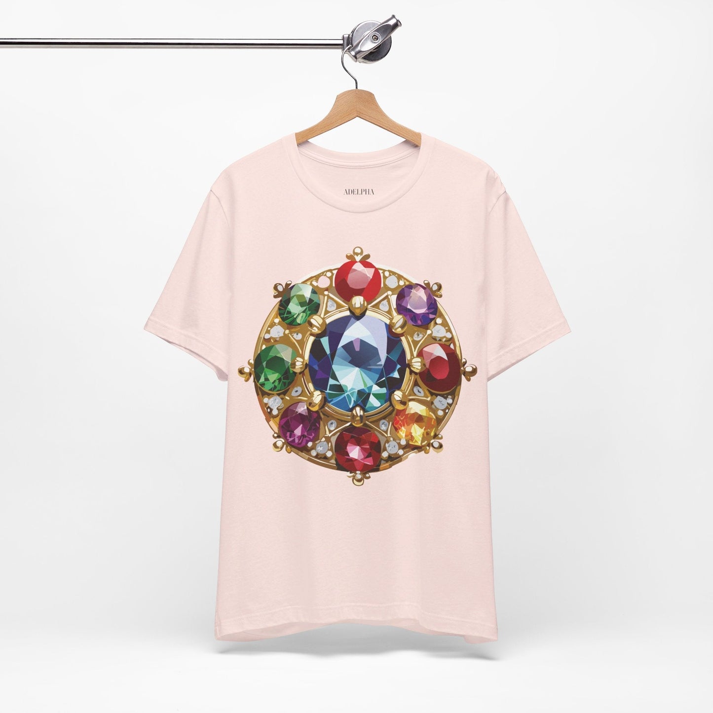 Jewelry Graphic Unisex 100 Cotton Vintage Treasure Art T-Shirt 40