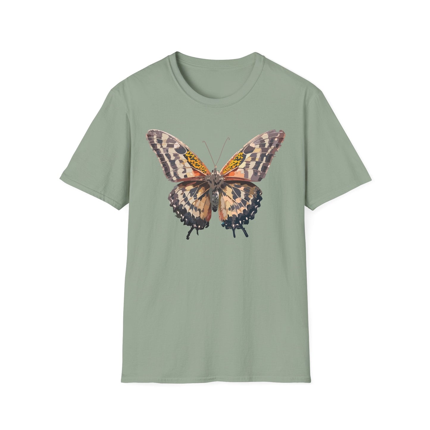 Butterfly Shirt Unisex Tee Monarch Butterfly Tee Softstyle Gildan 64000 Classic Fit