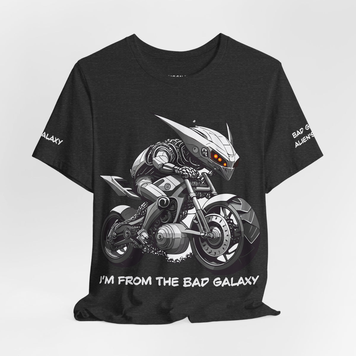 Alien Graphic Unisex Cotton Bella+Canvas Tee with Art Design b81