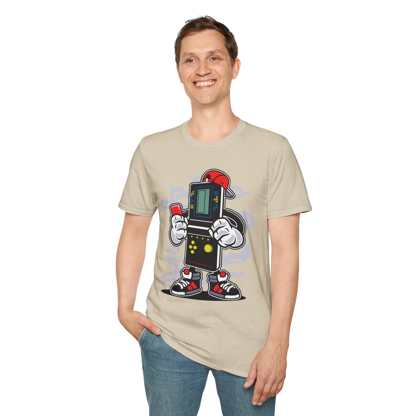 Cartoon T Shirt Animation Funny Unisex Softstyle 100 Percent Ring Spun Cotton Tee