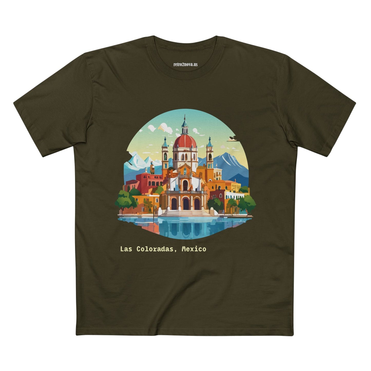 Mexico Travel Shirt Unisex Premium Cotton Tee With Original Art Design Retro2Nova