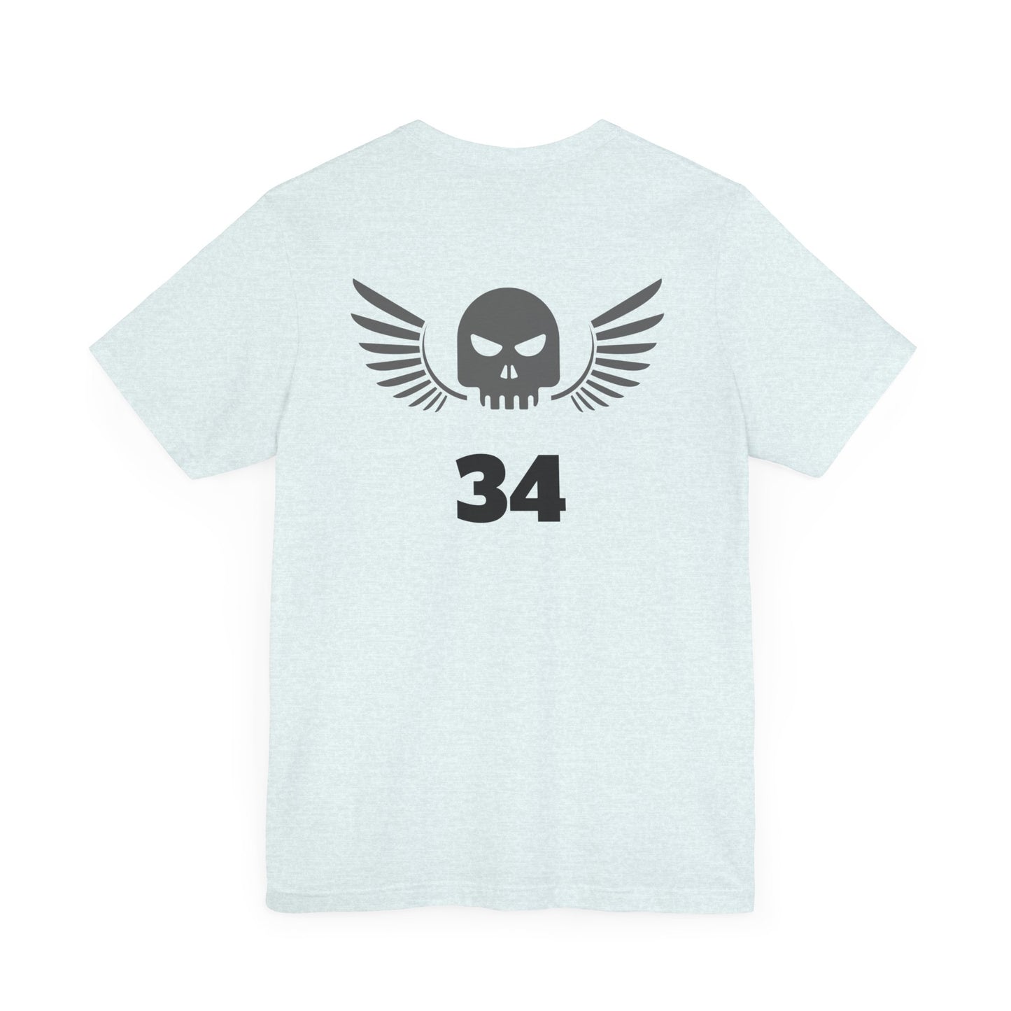 Unisex Cotton Tee Shirt with Skull