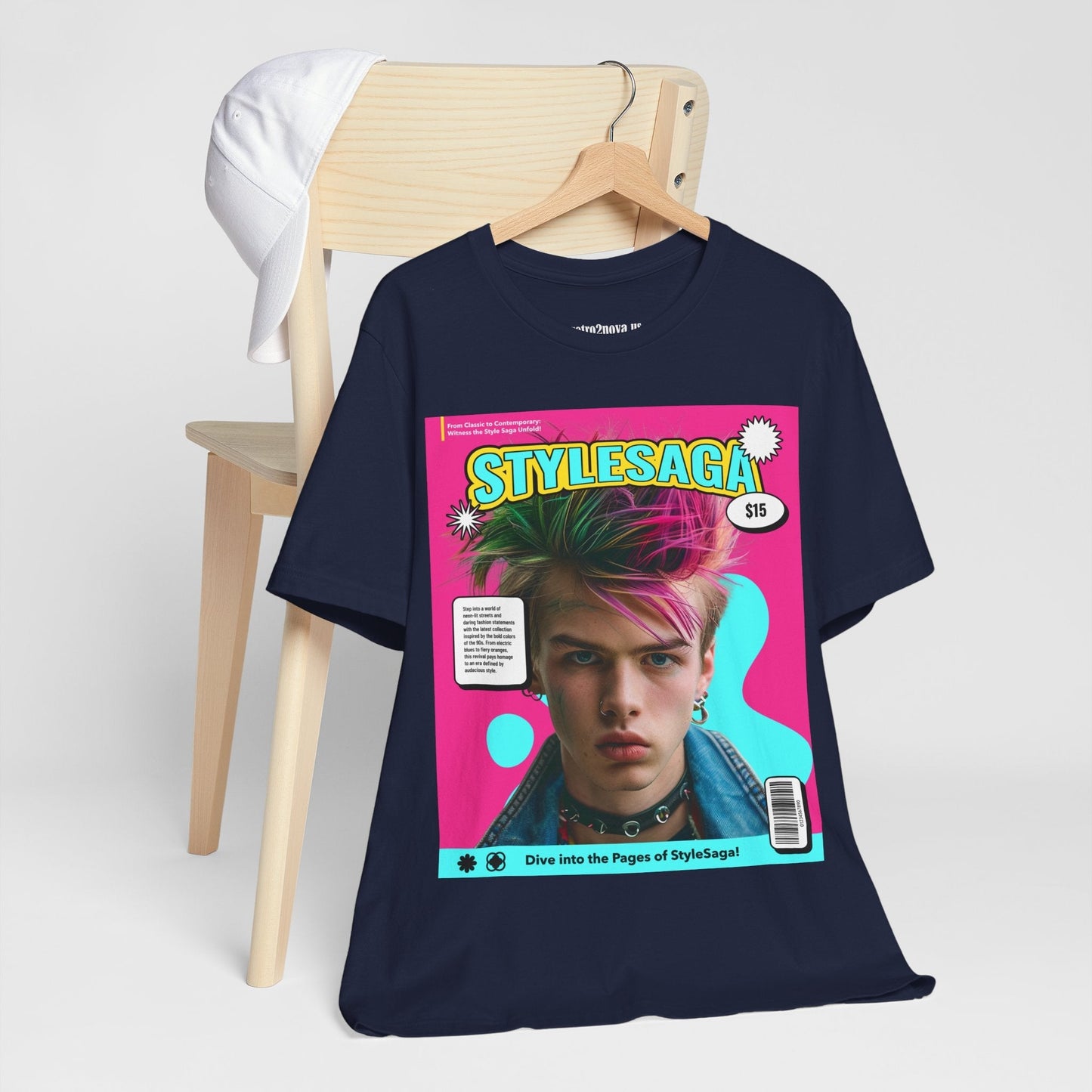 Magazine Cover Shirt Unisex Jersey Short Sleeve Tee Lightweight 4.2 Oz