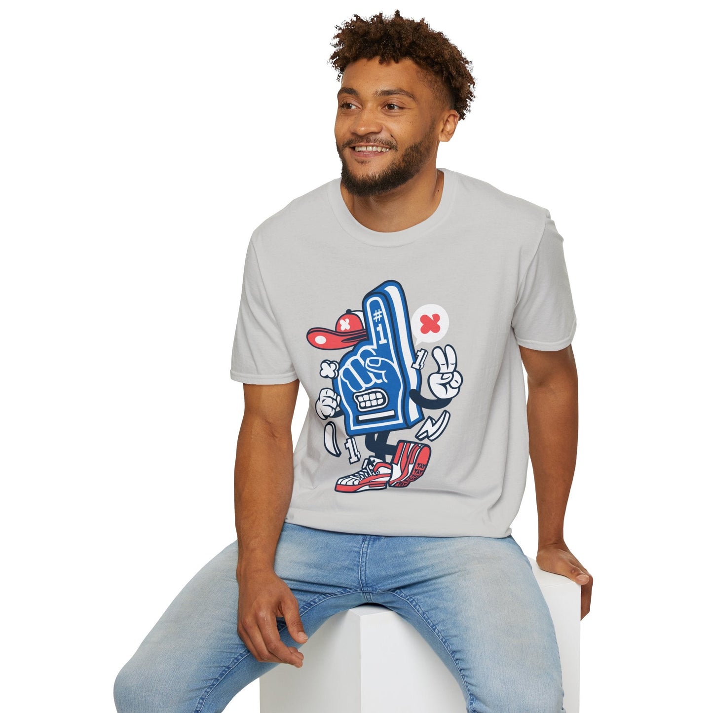 Cartoon T Shirt Animation Tee Unisex Funny Tee Gildan Softstyle 64000 100 Percent Ring Spun Cotton