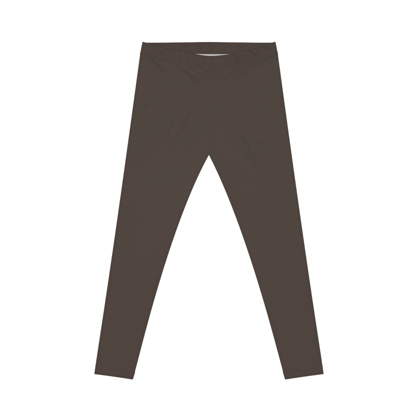 Taupe Color Women's Poly-Span Casual Leggings XS-2XL
