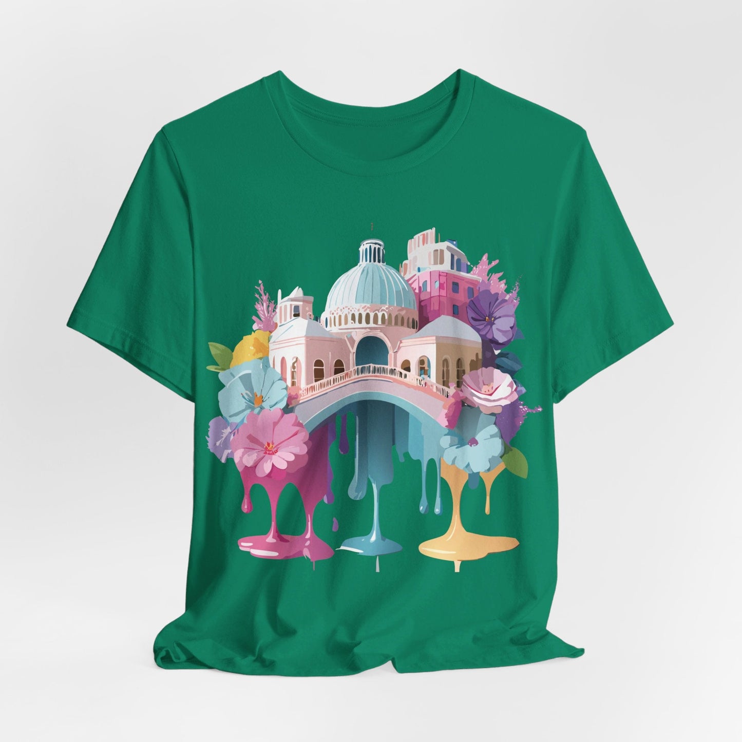 Venice Tourist Graphic Tee Unisex Jersey Short Sleeve Vintage Inspired Artwork Adelpha