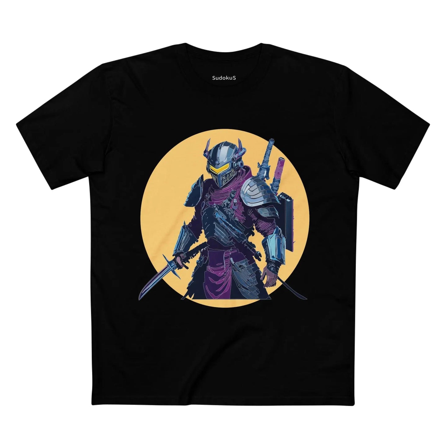 Samurai Graphic Unisex 100 Cotton Staple Tee 1