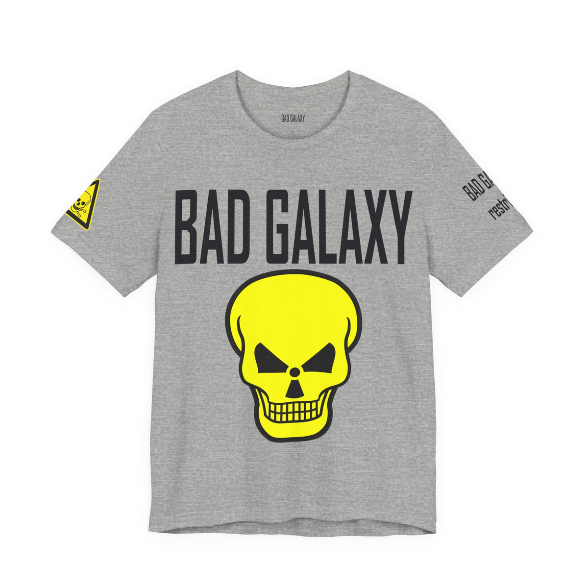 Skull Rock Graphic Unisex Cotton Bella+Canvas Tee with Art Design b42