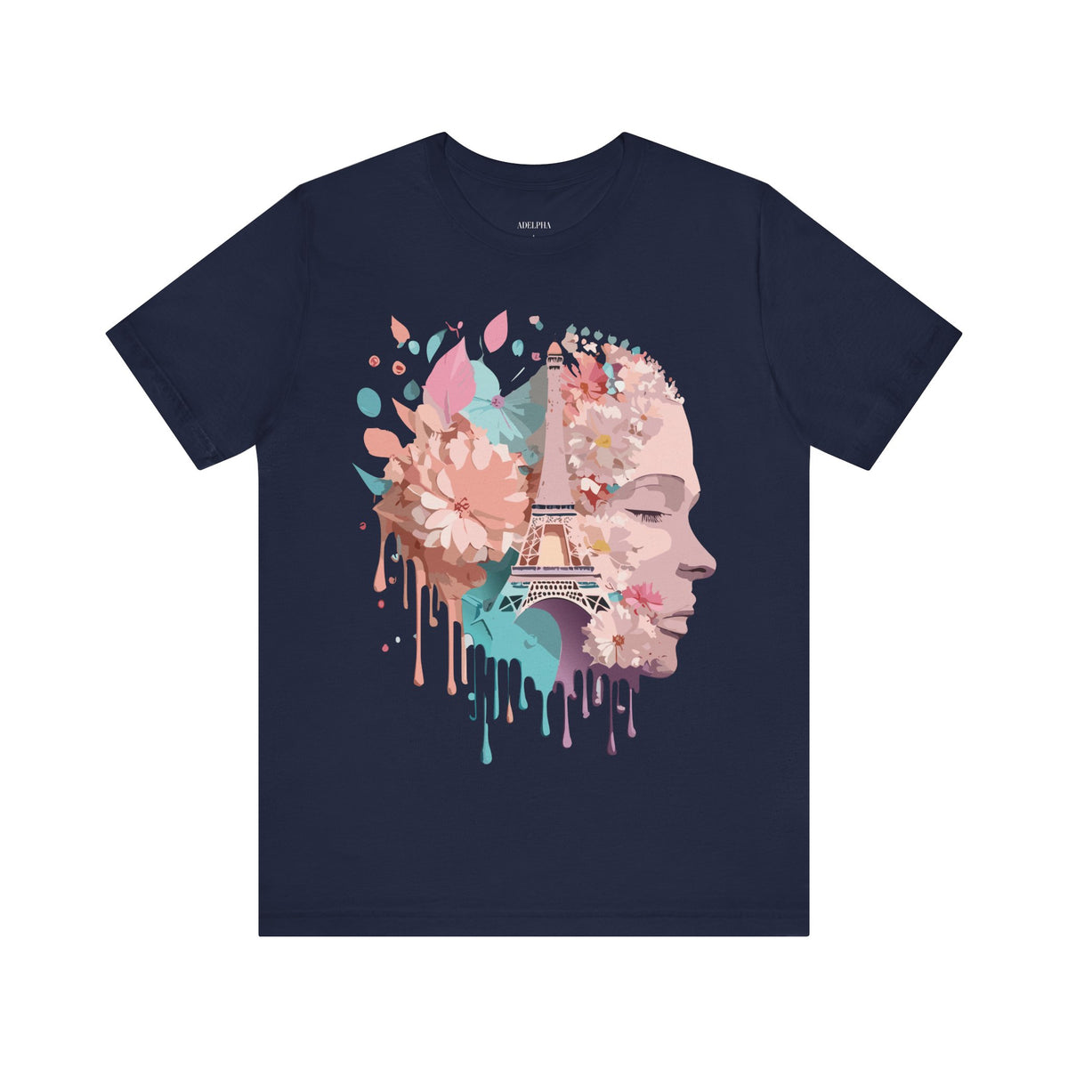 Unisex Cotton Bella+Canvas Tee with Paris
