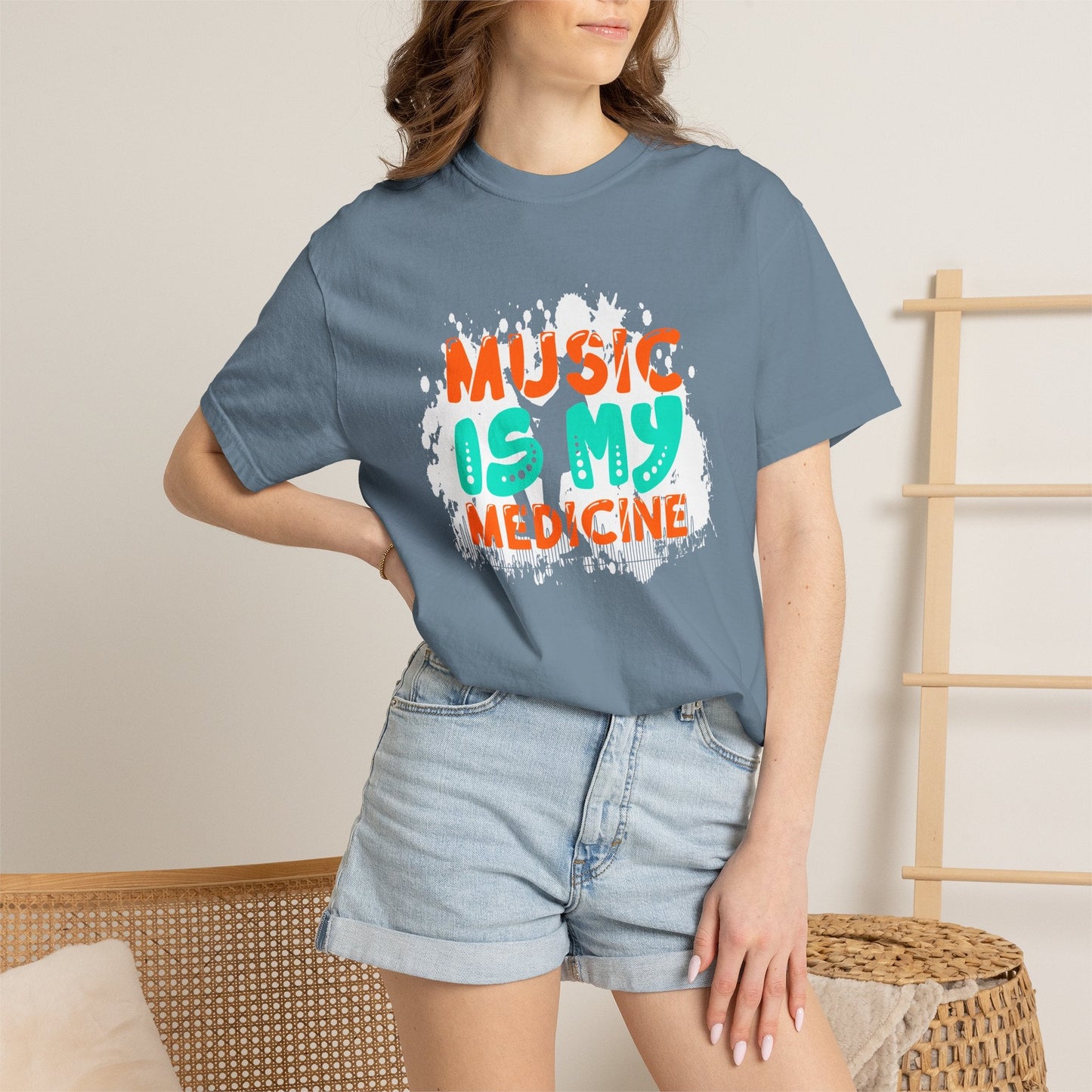 Music Graphic Design Unisex Cotton T-shirt 068