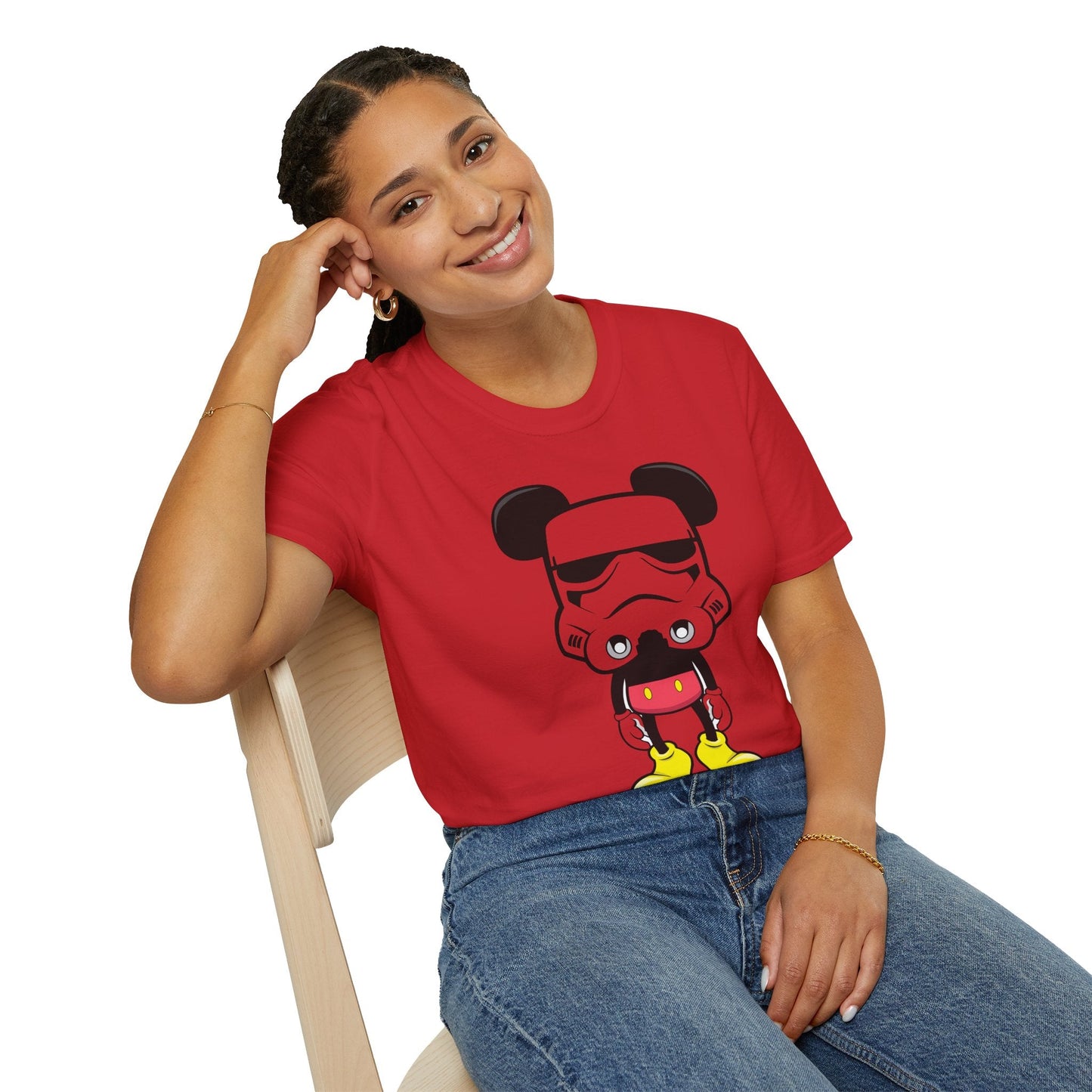 Cartoon T Shirt Animation Tee Funny Unisex Gildan Softstyle 64000 100 Percent Ring Spun Cotton