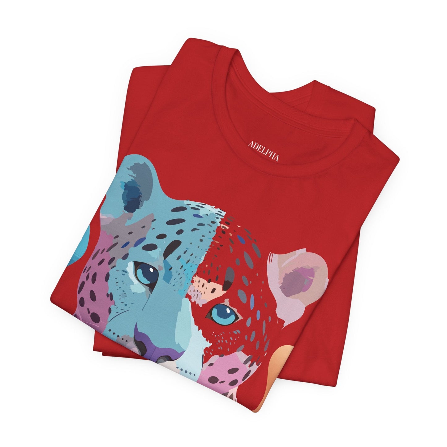 Cheetah Graphic Unisex 100 Cotton Artwork Tee 7