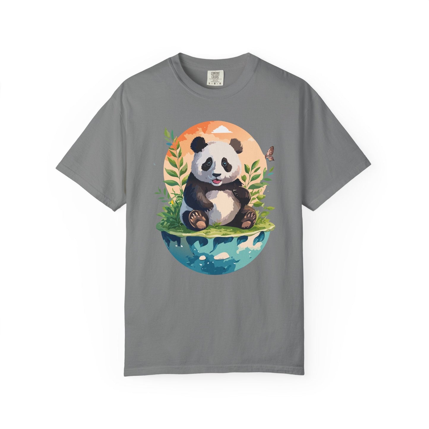 Panda Portrait Graphic T-Shirt Unisex Cotton Floral Animal Art Tee pp4