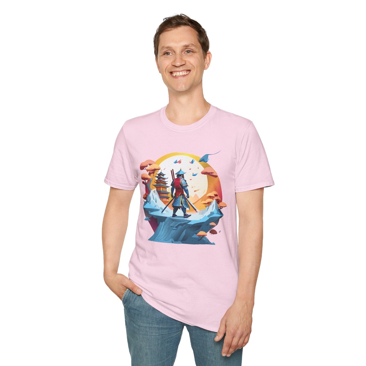 Samurai Shirt Unisex T Shirt Softstyle 64000 Gildan Tee For Everyday Comfort Durable Breathable