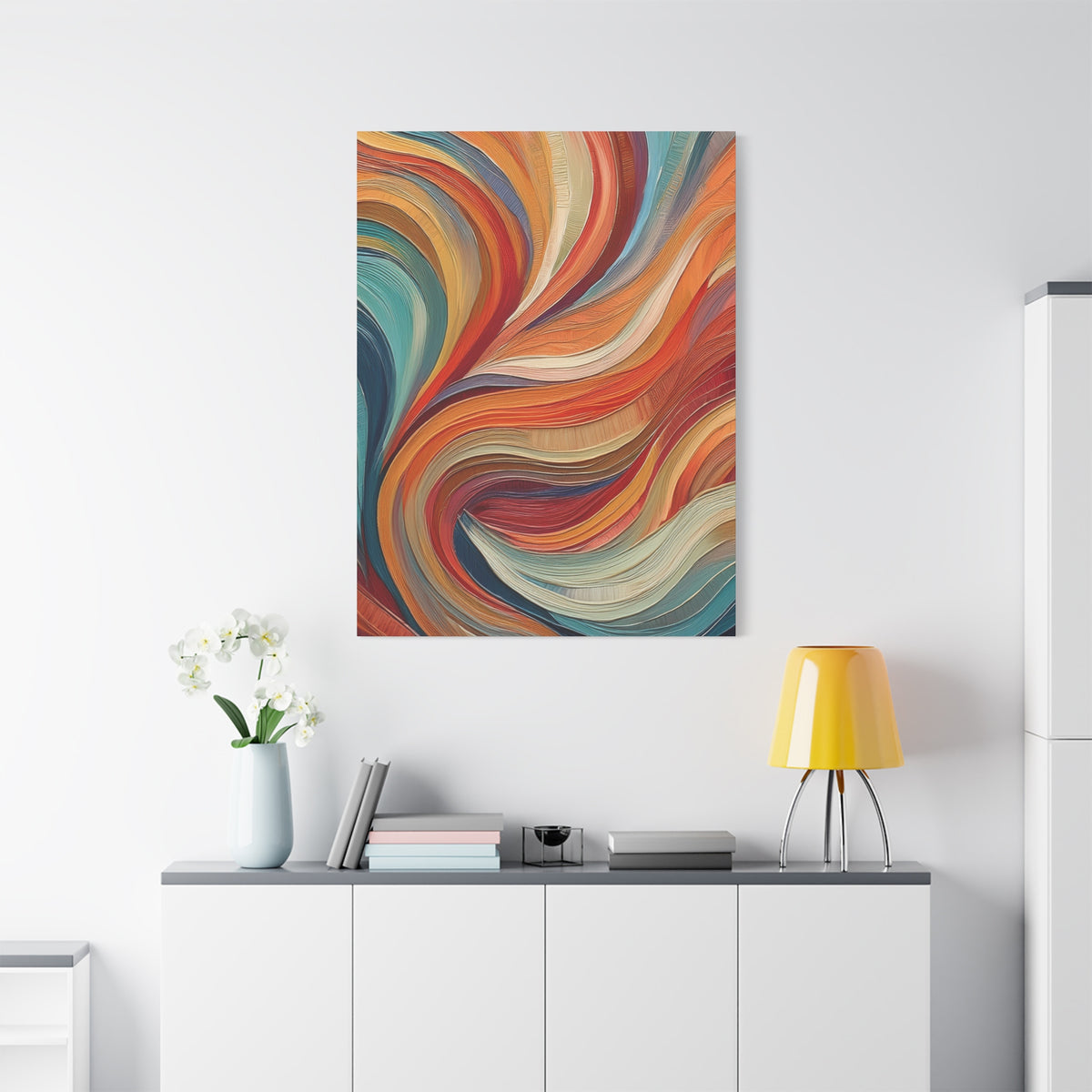 Abstract Oil Painting Print Canvas 20x24,20x30,24x30 24x32,24x36,30x40 32x48,36x48,40x60 Pine-Wood Inner Frame ABS-99