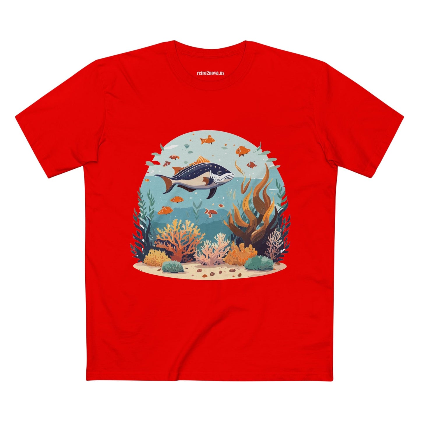 Ocean Pacific Ocean Shirt Unisex Premium Cotton Tee With Original Art Design Retro2Nova
