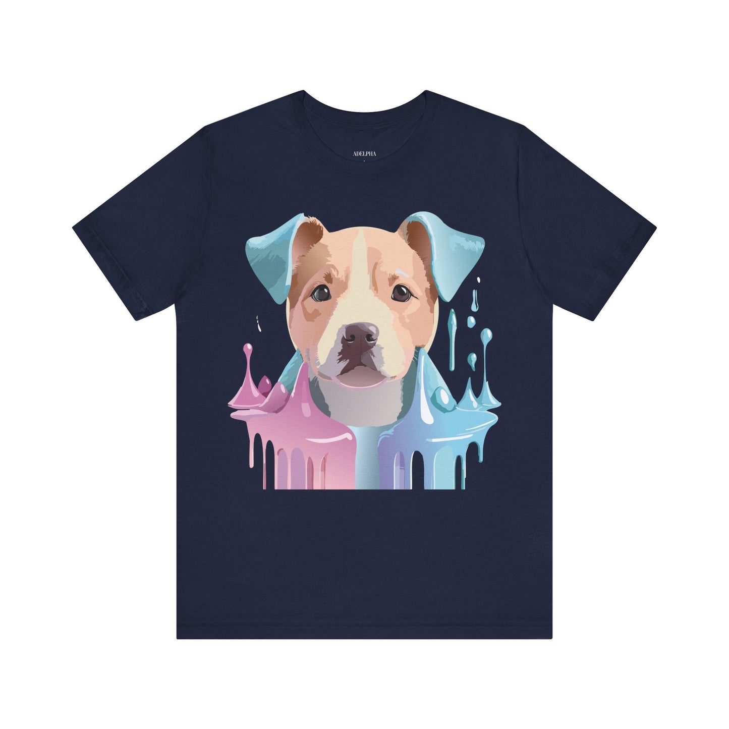 Unisex Dog Graphic Tee With Vintage Inspired Artwork By Adelpha Short Sleeve Shirt