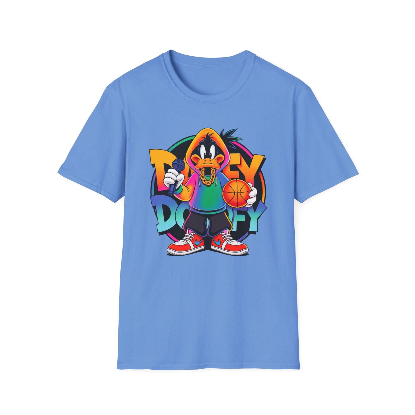 Funny Cartoon Animals T Shirt With Animation Print Unisex Softstyle Graphic Cotton Tee
