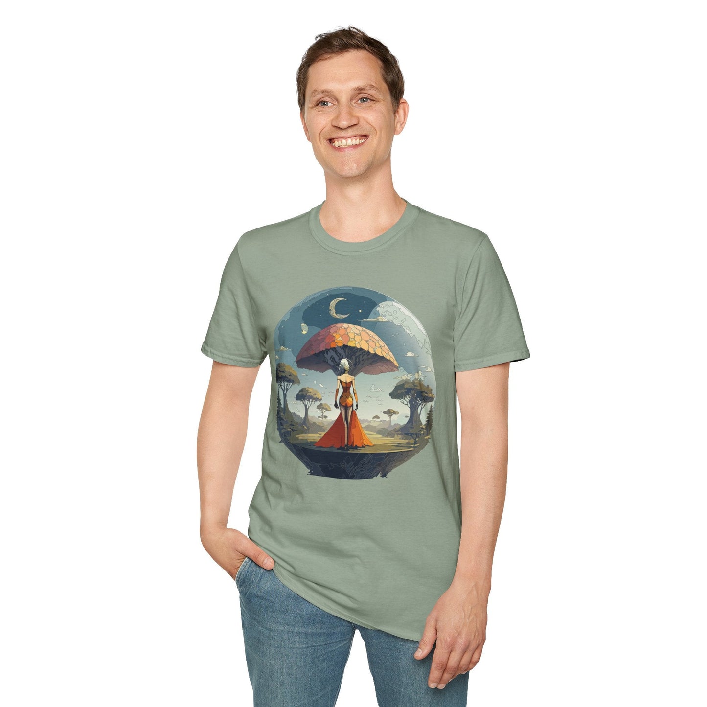 Womens Graphic T Shirts Art Design Shirt Softstyle Casual Tee 64000 Gildan Ring Spun Cotton