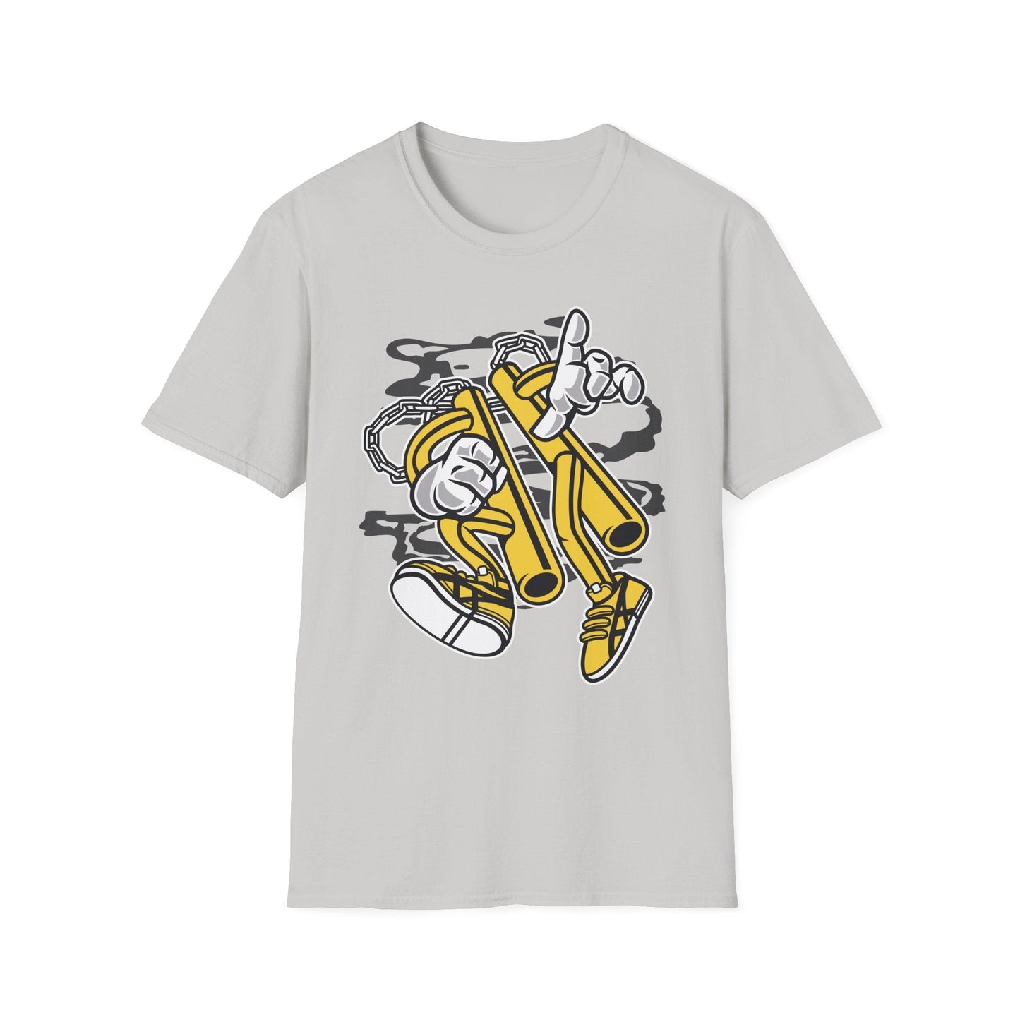 Cartoon T Shirt Animation T Shirt Funny Tee Unisex Softstyle 100 Percent Cotton 64000
