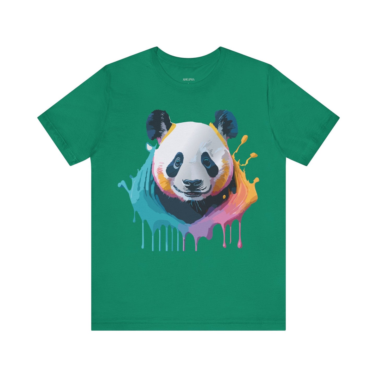 Panda Graphic T Shirt Unisex Jersey Short Sleeve Vintage Inspired Art Tee by Adelpha