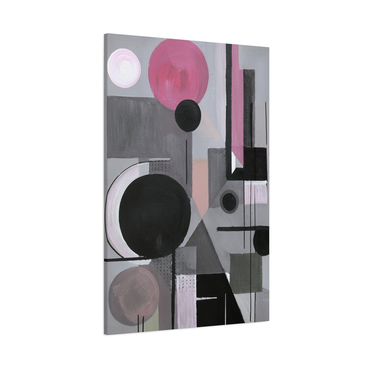 Abstract Geometric Painting Print Canvas 20x24,20x30,24x30 24x32,24x36,30x40 32x48,36x48,40x60 Pine-Wood Inner Frame ABS-42
