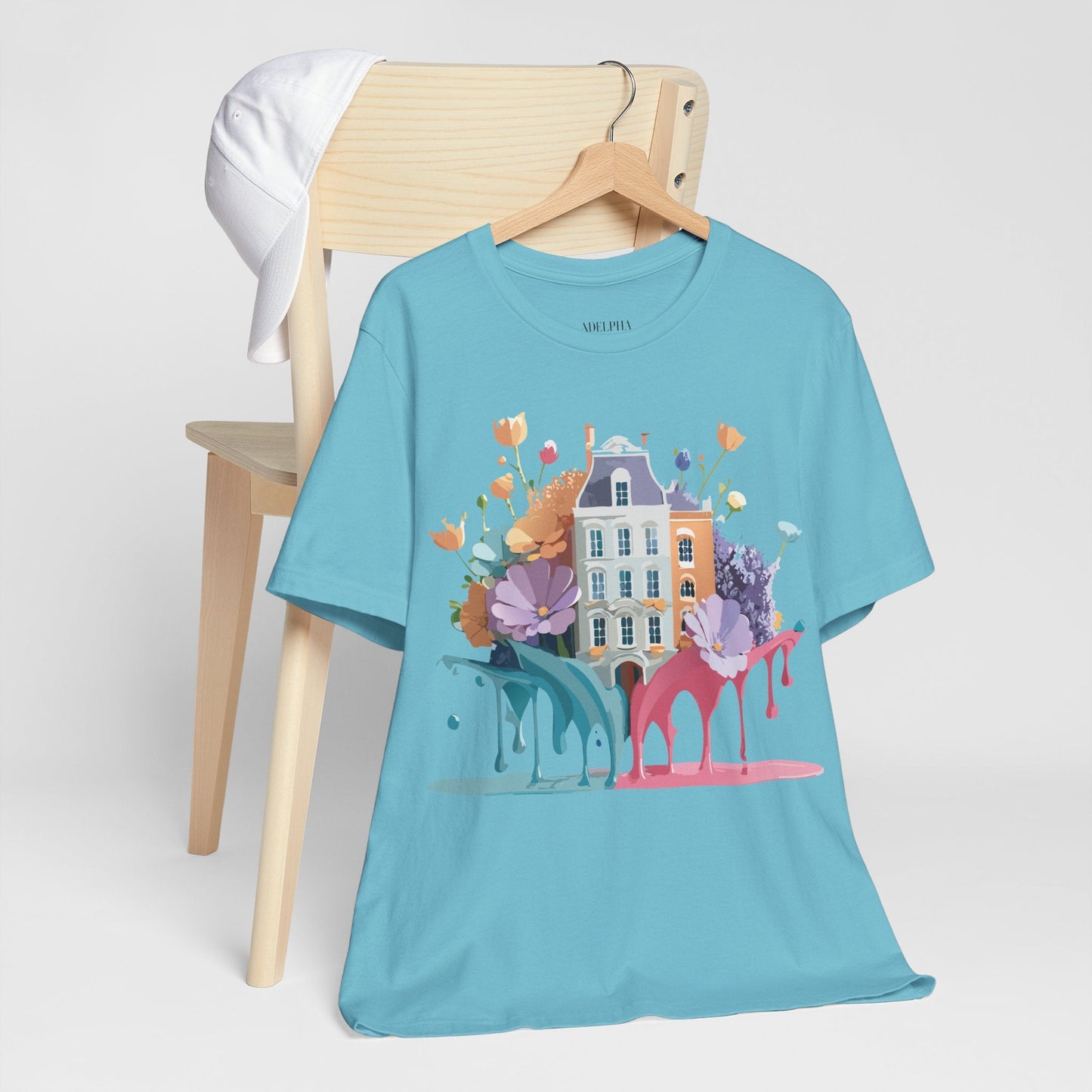 Amsterdam Graphic Tee Unisex Jersey Short Sleeve Shirt Travel Themed Original Artwork