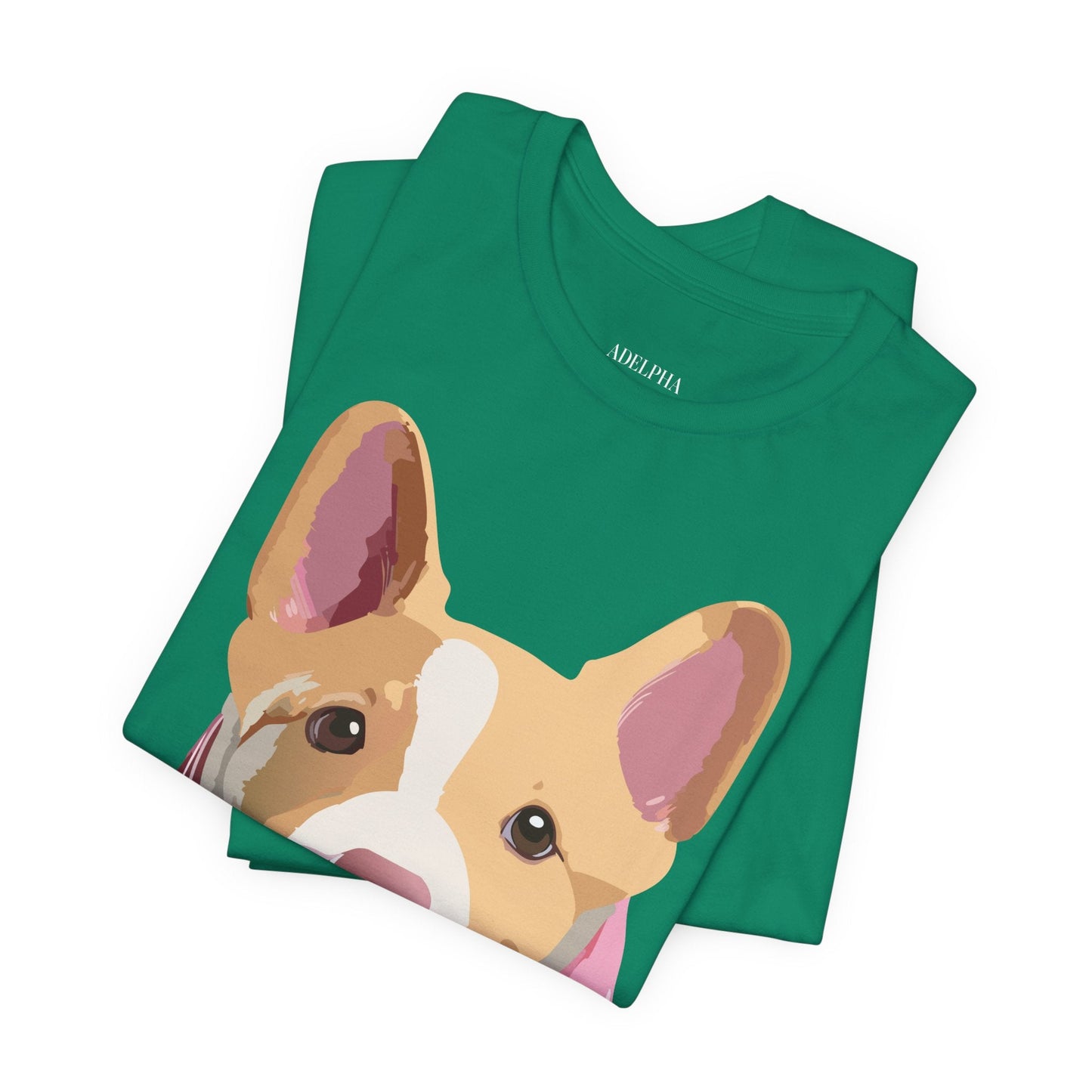 Adelpha Graphic Dog Shirt Unisex Vintage Inspired Tee Short Sleeve Comfort Wear Everyday