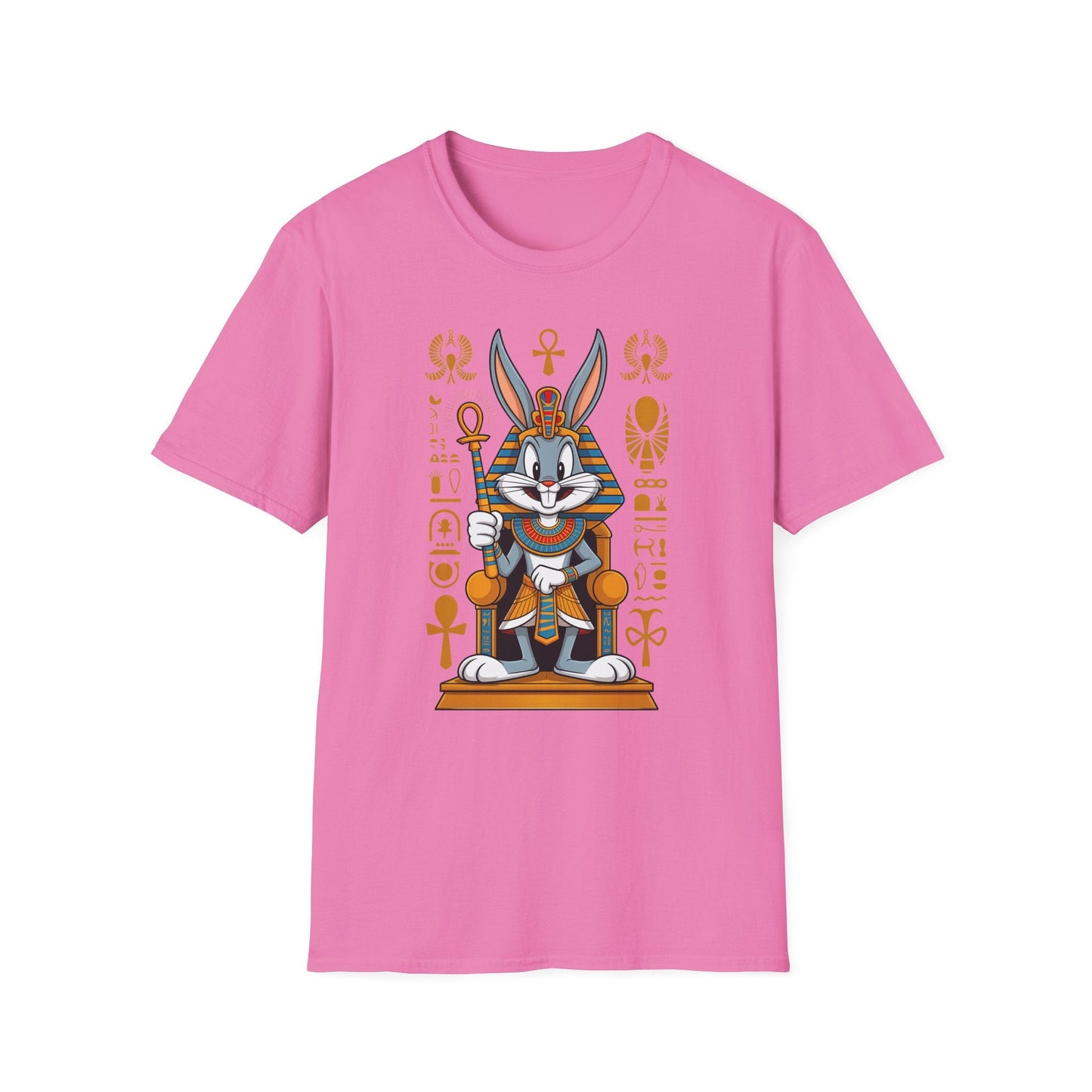 Bugs Bunny T Shirt Unisex Softstyle 64000 Cartoon Animation Tee Ring Spun Cotton