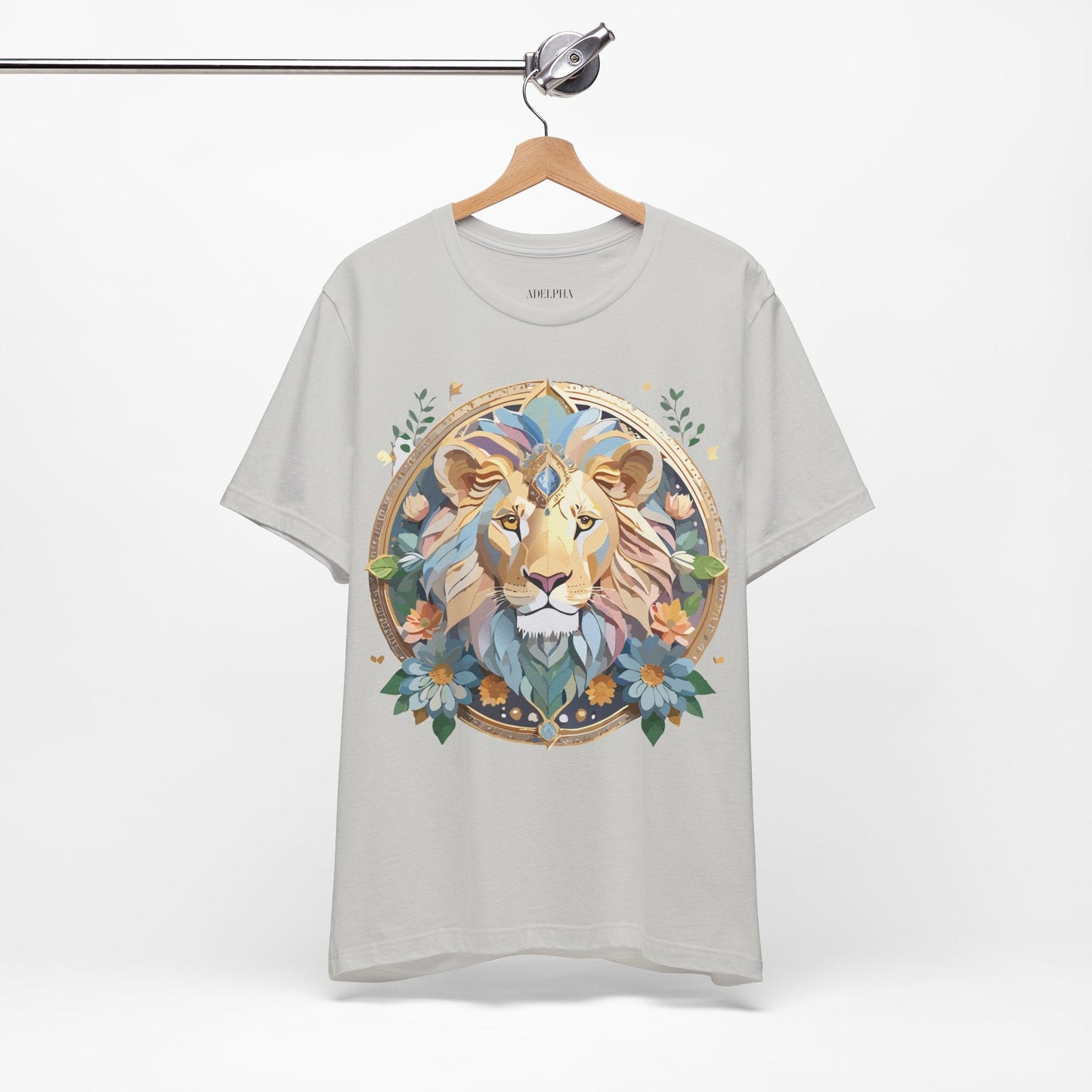 Medallion Graphic Unisex 100 Cotton Vintage Animal Medal Artwork Tee 3
