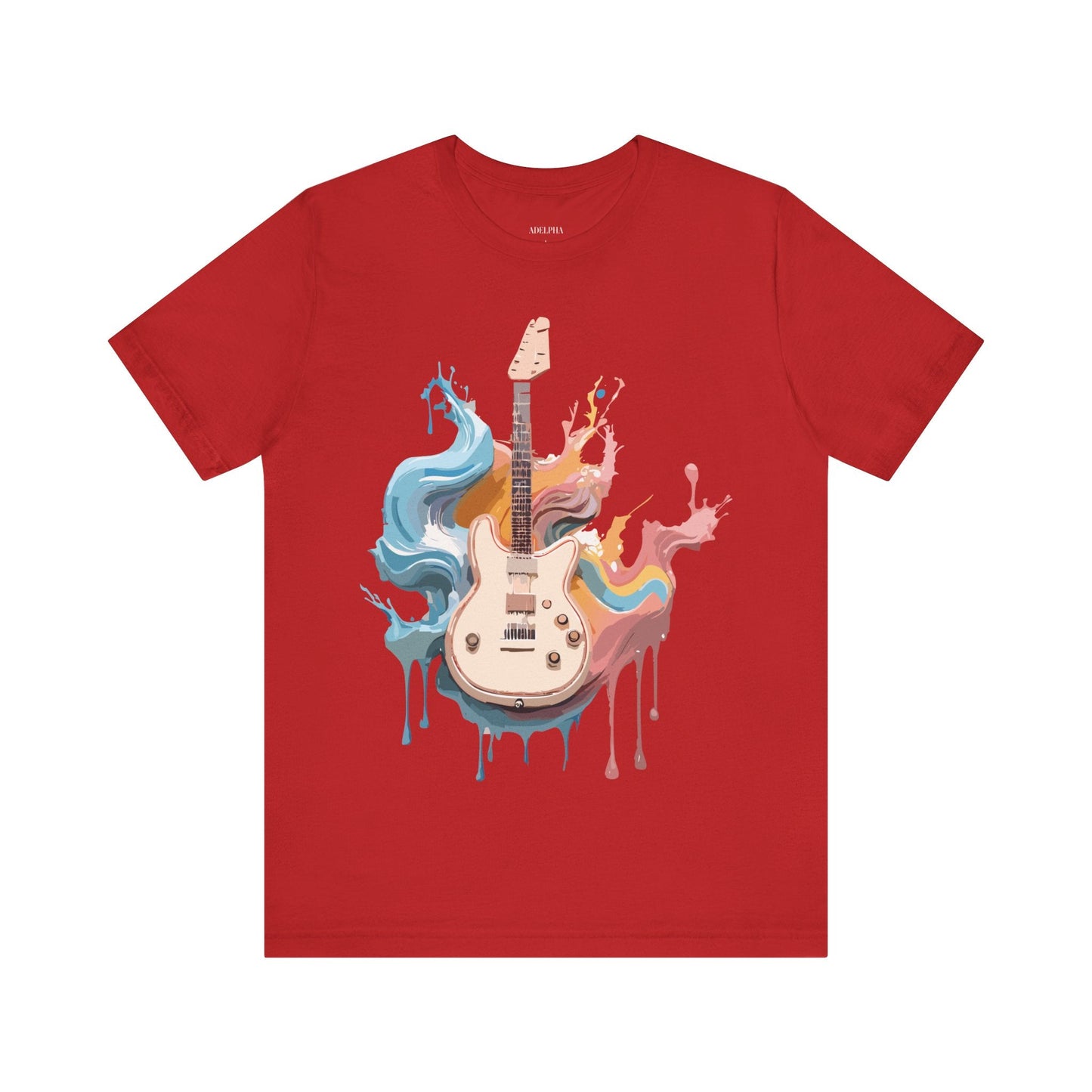 Adelpha Music Graphic T Shirt Unisex Short Sleeve Vintage Inspired Art Tee For Everyday Casual Wear