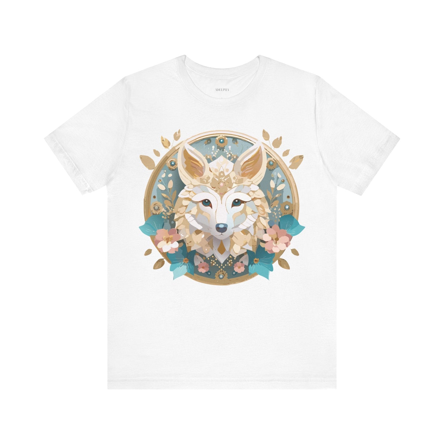 Adelpha Medallion Graphic Tee Unisex Short Sleeve Jersey Shirt With Vintage Artwork