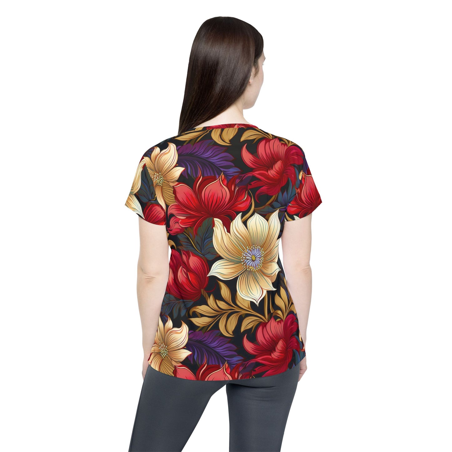 Floral Print Shirt, Shirt with Flowers