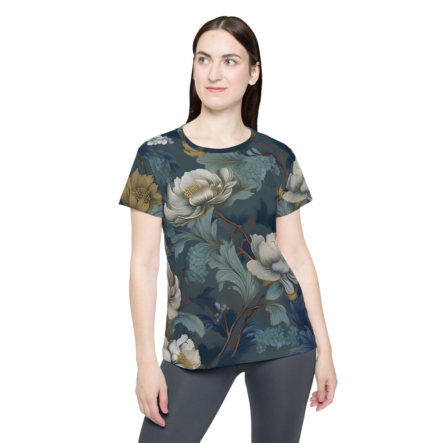 Floral Print Shirt, Shirt with Flowers