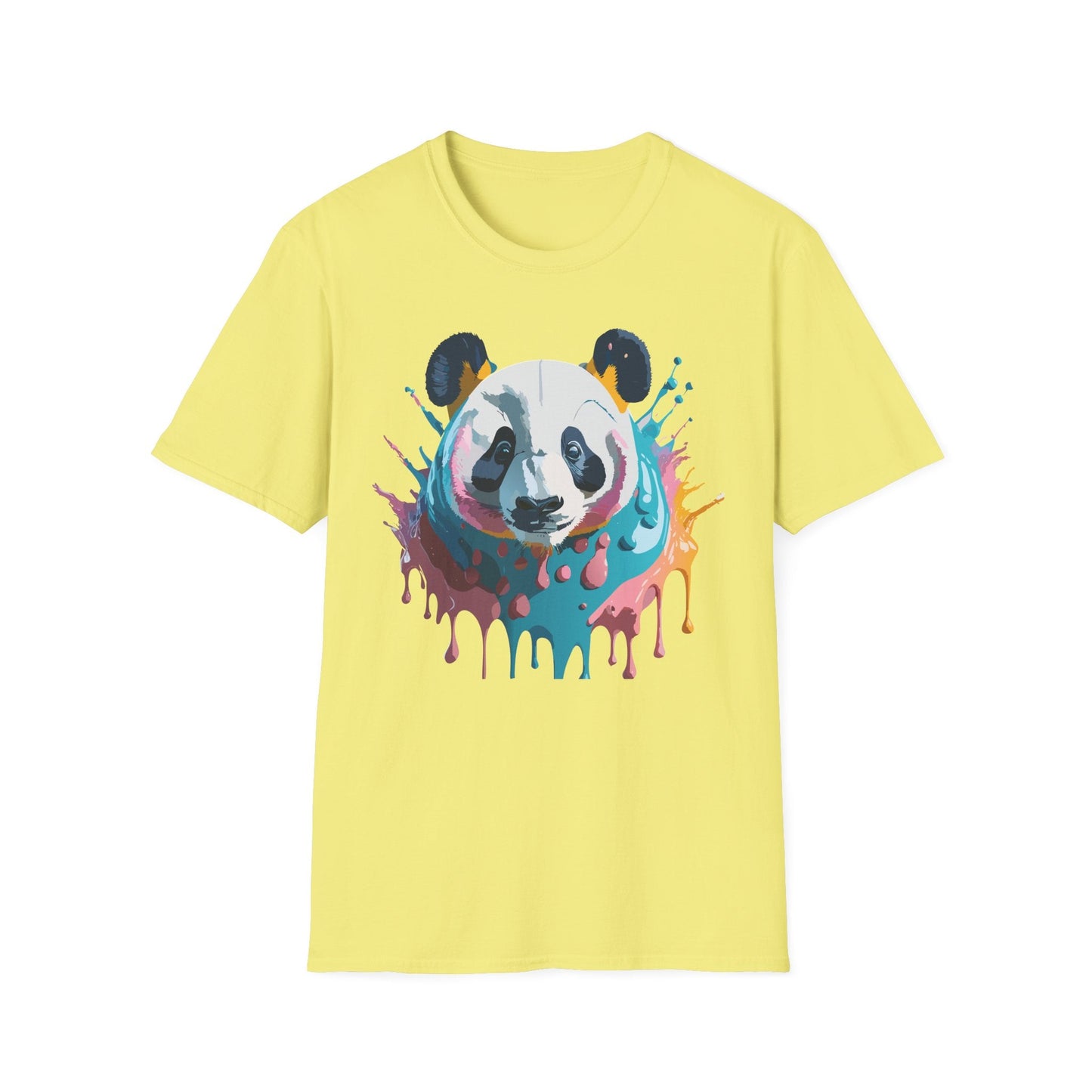 Panda Shirt Unisex T Shirt Gildan Softstyle 64000 Panda Graphic Animal Tee 100 Percent Cotton