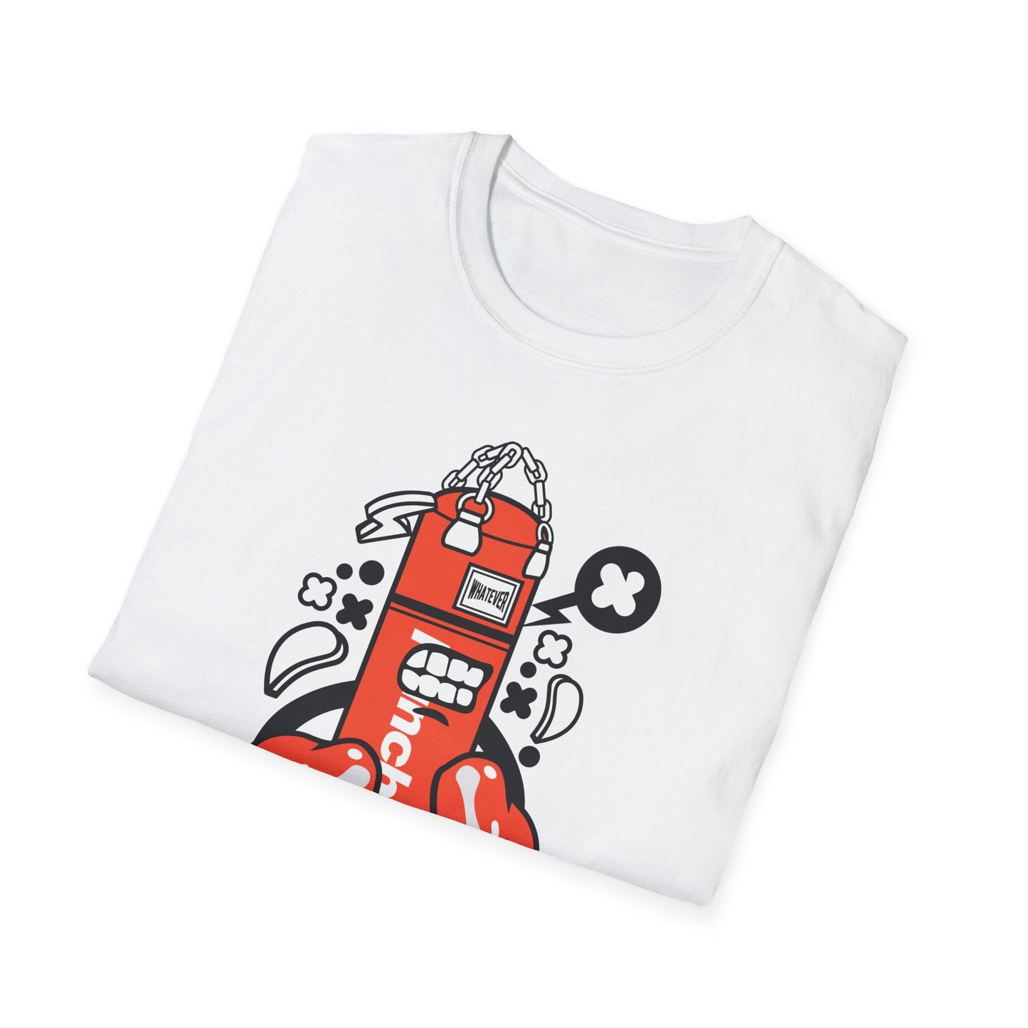 Cartoon Tee Shirt Unisex Animation Graphic Tee Funny Tee Cotton Softstyle 64000 Gildan