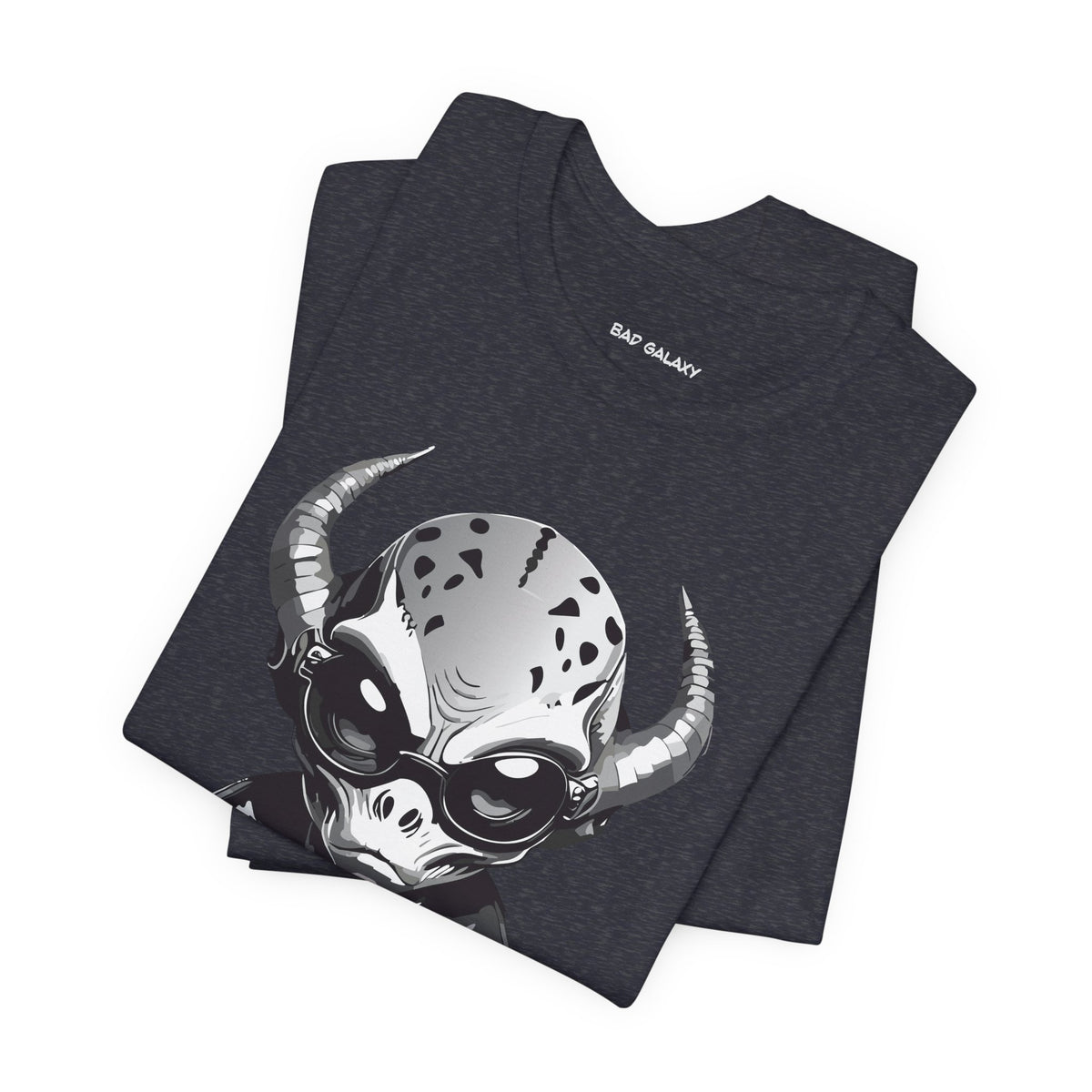Alien Graphic Unisex Cotton Bella+Canvas Tee with Art Design b80