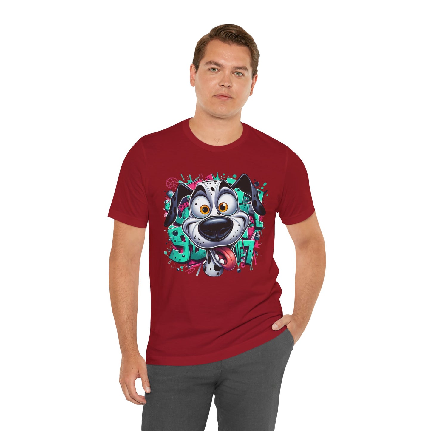 Viki Animal Tees, Dog Tee Shirt, Funny Dog T-Shirt, Art Design Top, Funny Animal T-Shirt, Graphic Tee