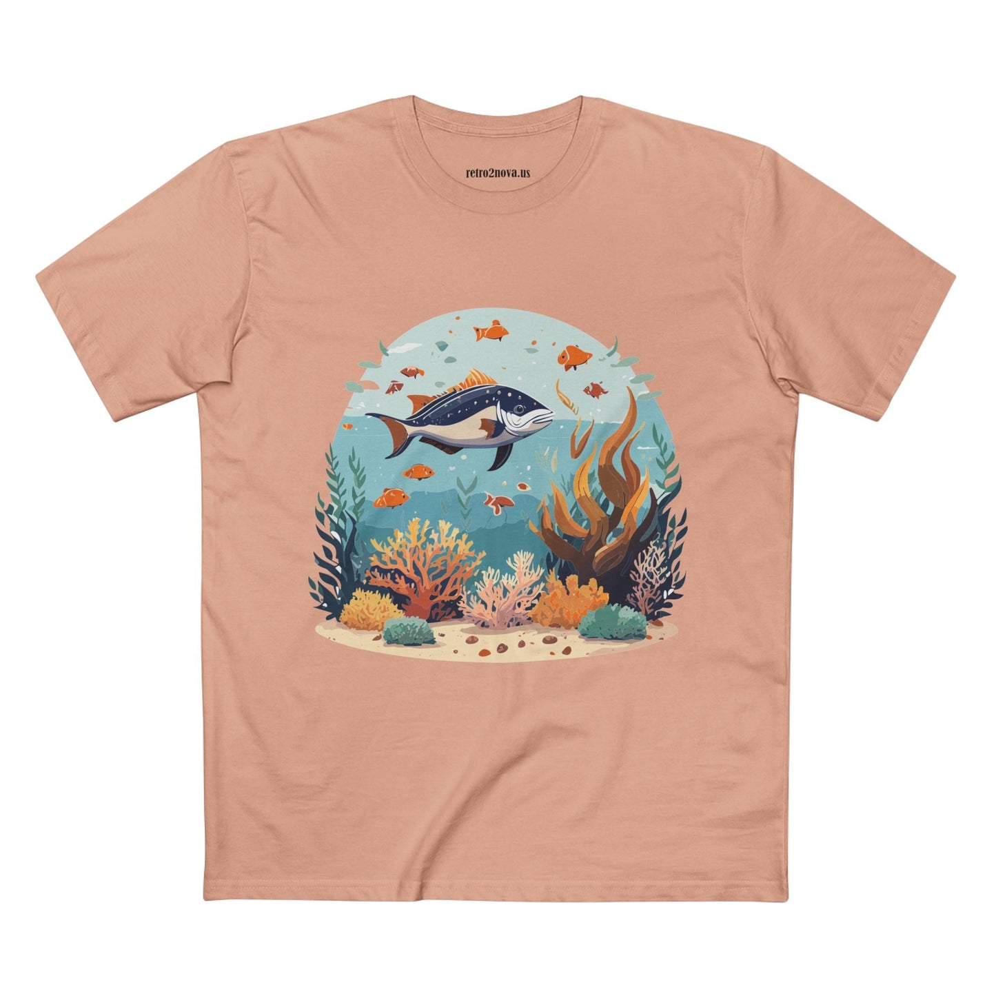 Ocean Pacific Ocean Shirt Unisex Premium Cotton Tee With Original Art Design Retro2Nova