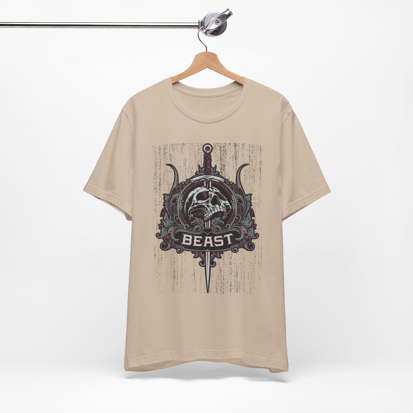 Beast Graphic Tee, Graphic T-Shirt, Artistic Vintage T-Shirt, Vintage Shirt, Skull Tee, Art Design Skull Tees