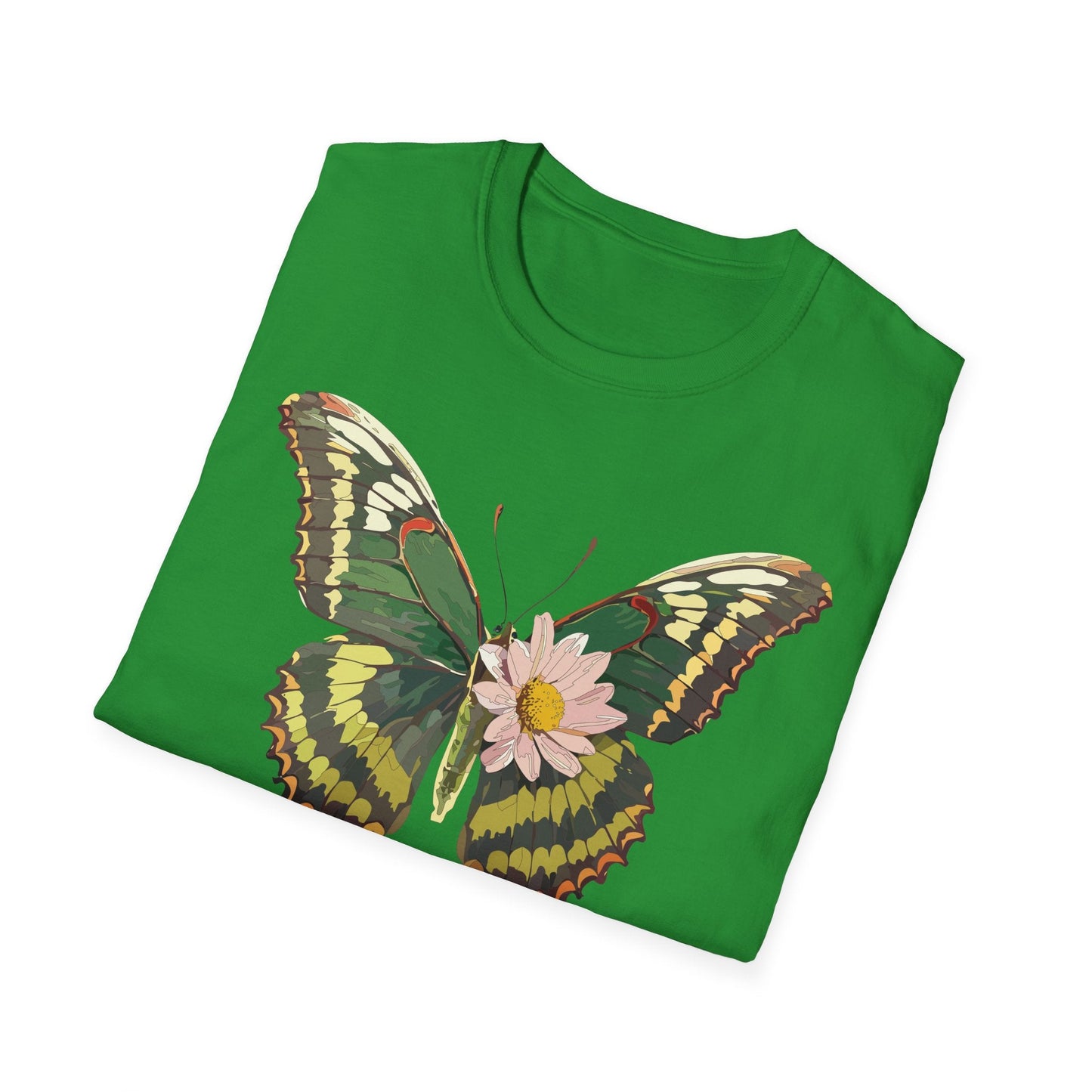 Butterfly Shirt Unisex Monarch Butterfly Tee Gildan Softstyle 64000 100% Ring Spun Cotton