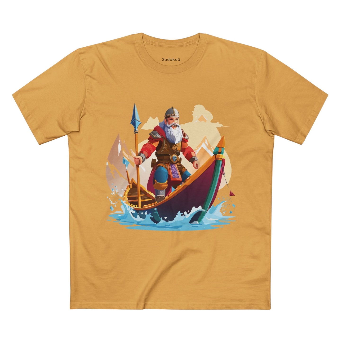 Viking Graphic Unisex 100 Cotton Staple Tee 6