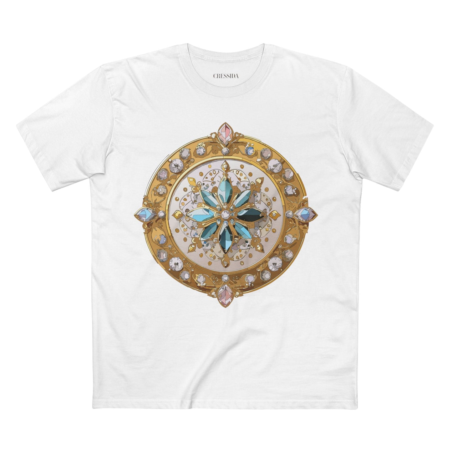Medallion Graphic T-Shirt Unisex 100 Cotton With Gold Art Design Medal Tee 10