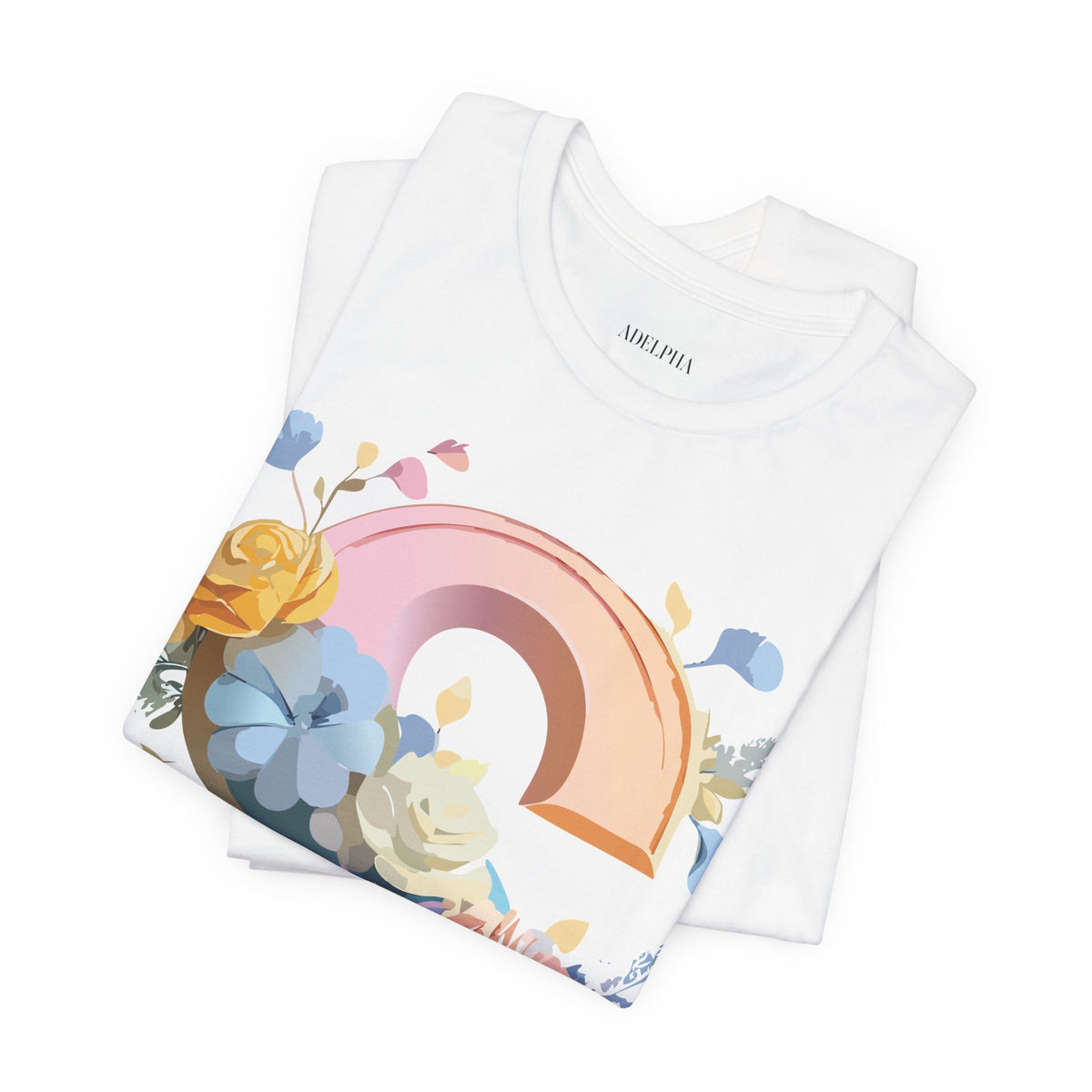 Letter S Graphic Unisex Cotton Bella+Canvas Tee with Art Letter Design